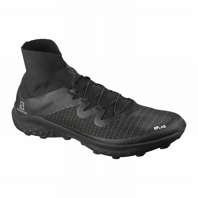 Chaussures De Trail Running Salomon Homme Noir / Blanche - Salomon S/LAB CROSS - France (8652-VRXTQ)